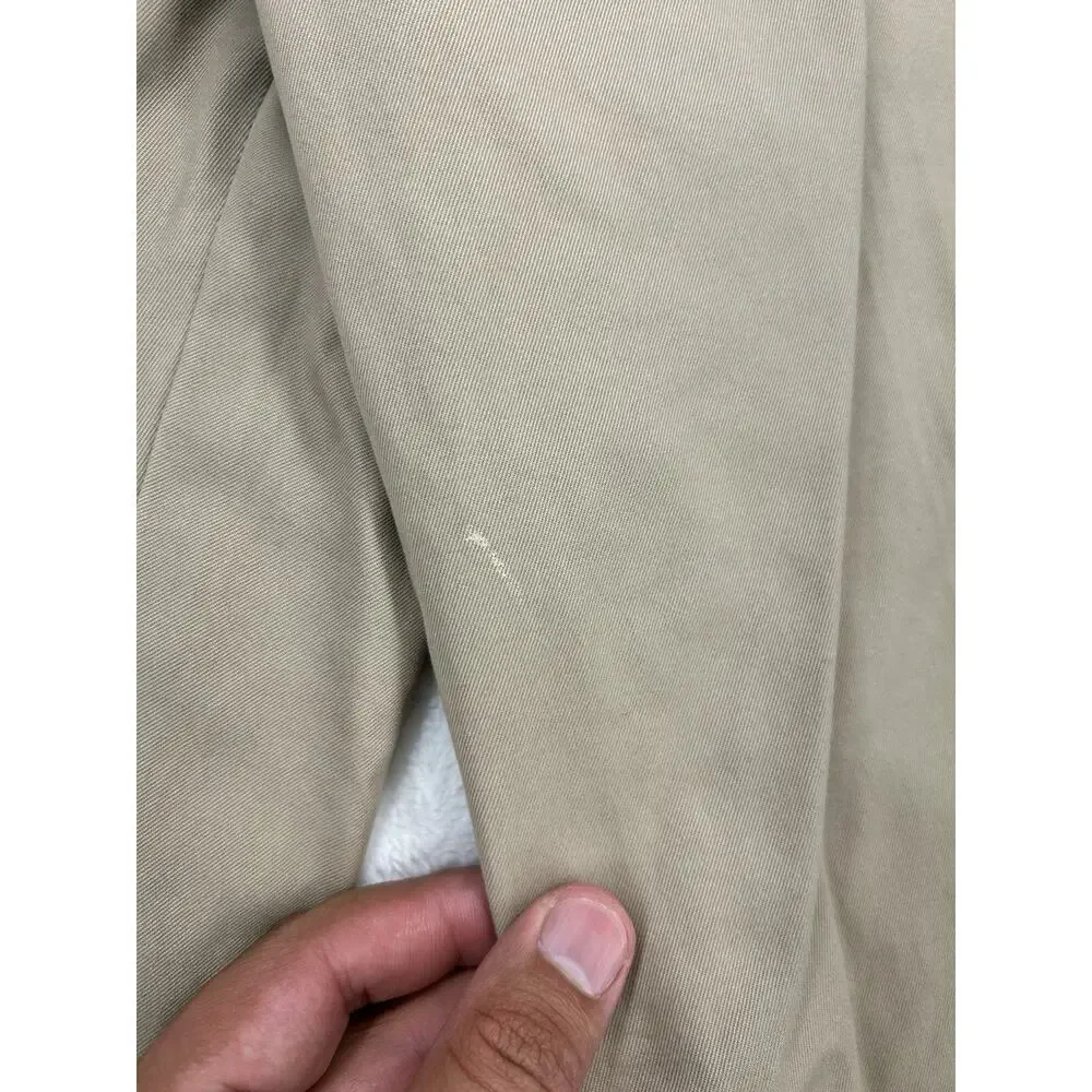 Banana Republic Chino Pants Mens 36x30 Khaki Beige Slim Fit Dawson